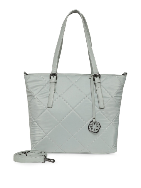 

CERIZ Grey Quilted Shoulder Bag
