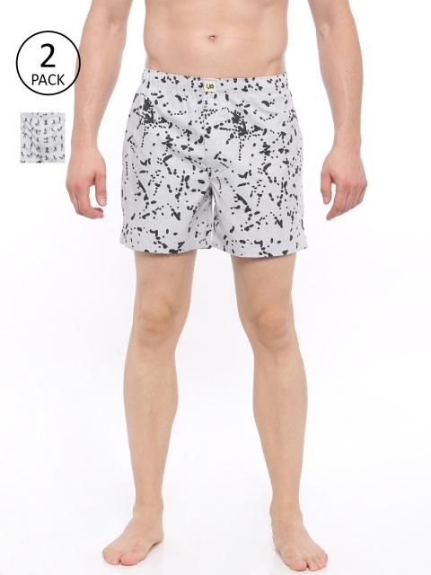 

Urban Dog Mens Grey Boxers