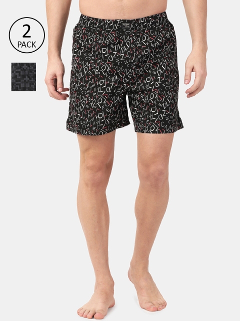 

Urban Dog Mens Black Pack of 2 Boxers
