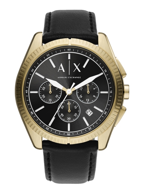 

Armani Exchange Men Black Analogue Watch AX2854