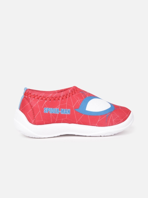 

Fame Forever by Lifestyle Boys Red & Off White Spiderman Printed Slip-On Sneakers