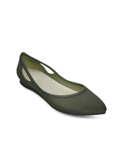 

Crocs Translucents Rio Women Black Flat Shoes