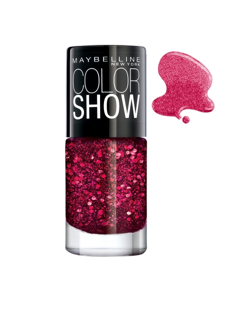 

Maybelline New York Color Show Party Girl Nail Paint - Fireworks 114, Pink