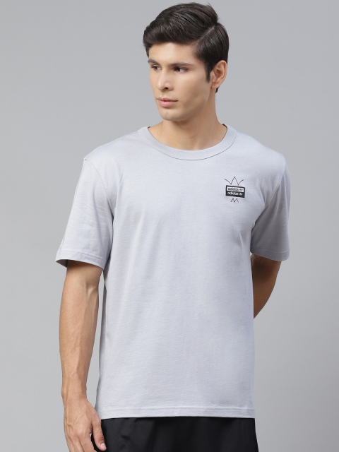 

ADIDAS Originals Men Blue R.Y.V. Abstract OG Trefoil Print T-shirt