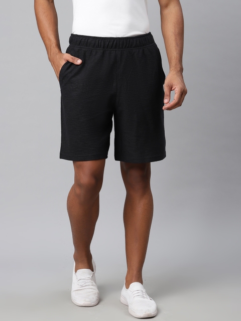 

Nike Men Black Solid Move To Zero Dri-Fit Yoga Shorts