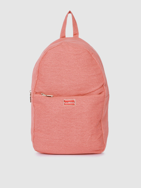 

Caprese Women Pink Solid Backpack