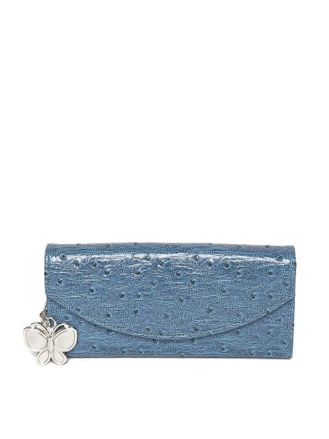 

Butterflies Women Blue Textured Wallet