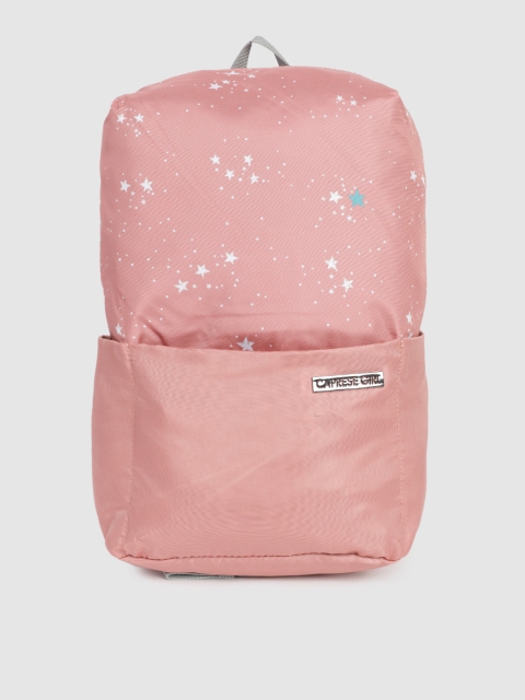 

Caprese Women Pink Printed Backpack