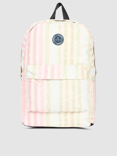 

Caprese Women Multicoloured Striped Backpack, Multi