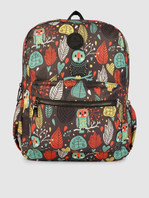 

Caprese Women Multicoloured HAIZEL LAPTOP OWL PRINT Backpack, Multi