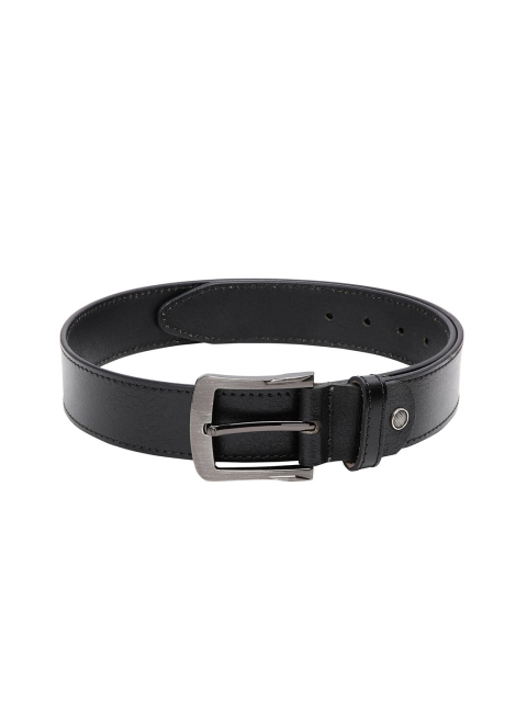 

CRUSSET Men Black Leather Belt