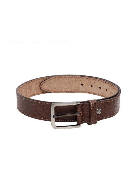 

CRUSSET Men Brown Solid Leather Belt