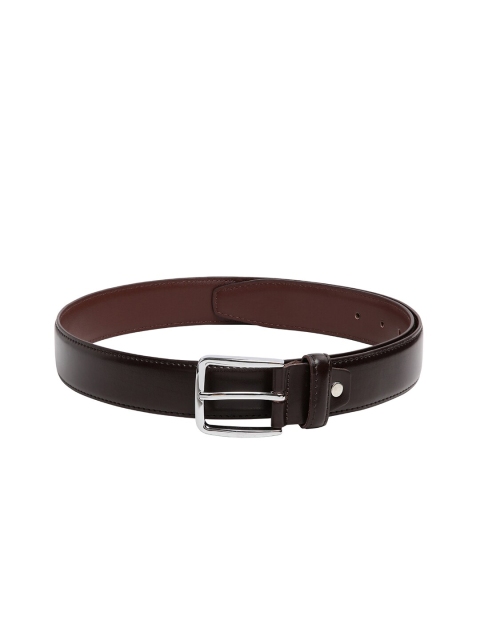 

CRUSSET Men Brown Solid Leather Belt