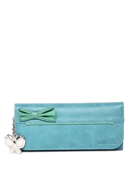 

Butterflies Women Blue Wallet
