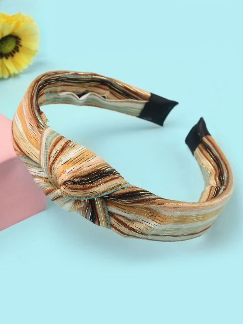 

The Magic Wand Girls Beige Knotted Hairband