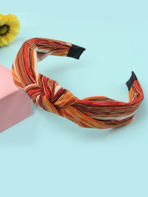 

The Magic Wand Girls Red & Orange Embellished Hairband