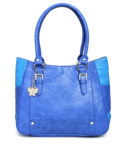 

Butterflies Blue Studded Shoulder Bag