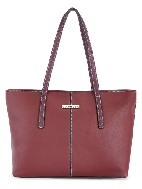 

Caprese Burgundy Solid Shoulder Bag