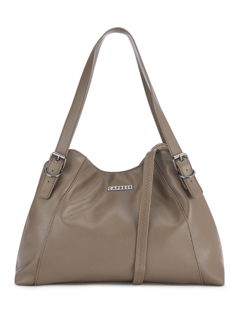 

Caprese Brown Solid Structured Shoulder Bag