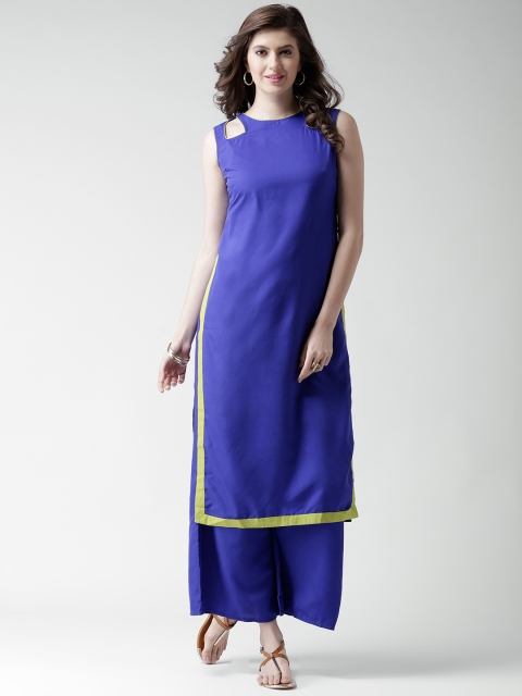 

GERUA Blue Kurta with Palazzo Trousers