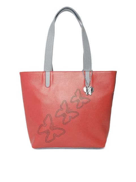 

Butterflies Red Cut-Out Shoulder Bag