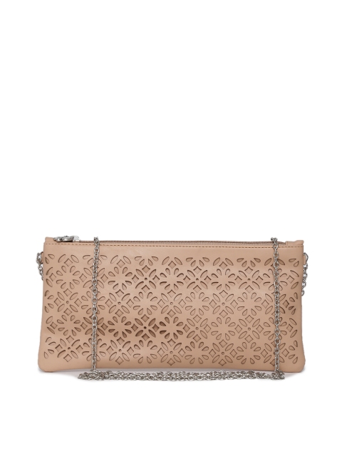 

Butterflies Women Peach-Coloured Cut-Out Sling Bag with Chain Strap