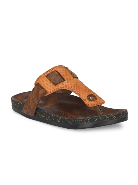 

Big Fox Men Beige & Orange Comfort Sandals