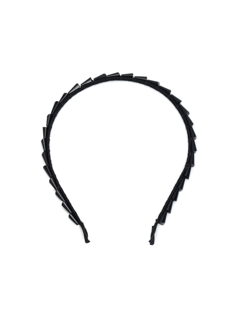 

FOREVER 21 Women Black Embellished Hairband