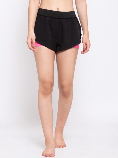 

iki chic Women Black Lounge Shorts