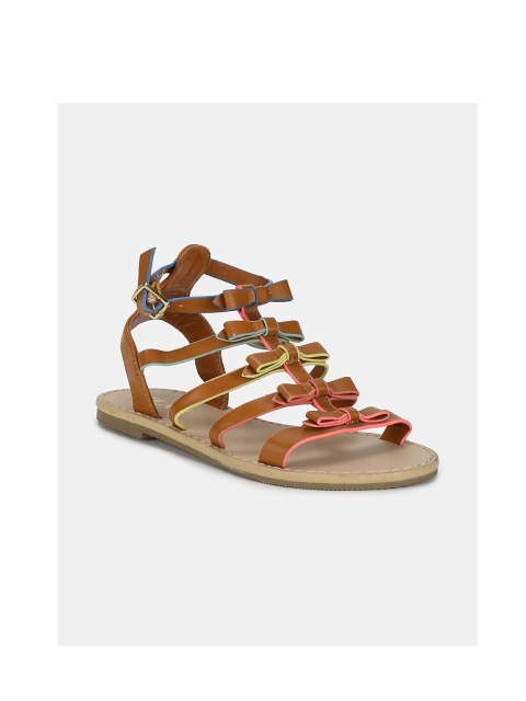 

The Childrens Place Girls Brown Gladiators Sandals