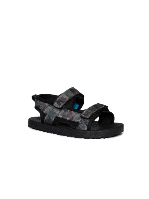 

The Childrens Place Boys Black & Green Comfort Sandals