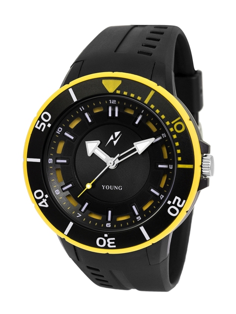 

Kool Kidz Unisex Kids Black & Yellow Analogue Watch KOOL KIDZ DMF 602 YL