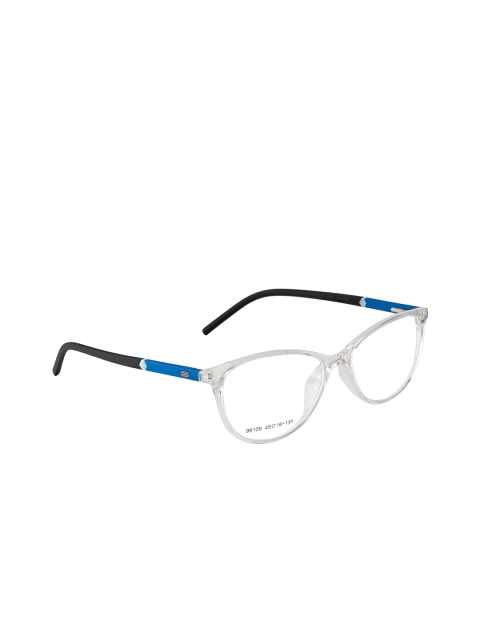 

Gold Berg Women White & Blue Colourblocked Full Rim Cateye Frames
