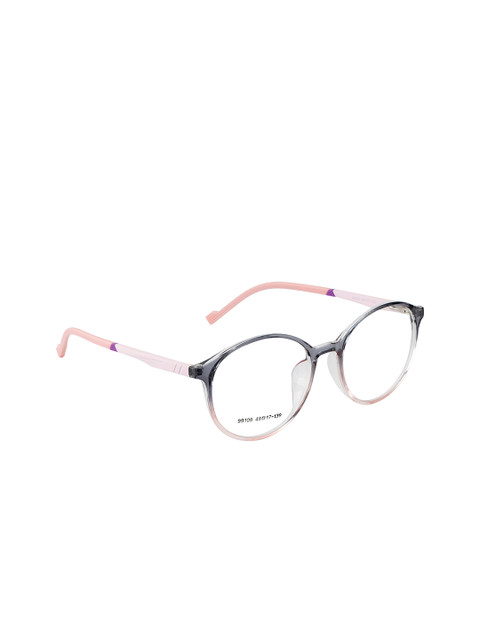 

Gold Berg Unisex Black & Pink Colourblocked Full Rim Round Frames