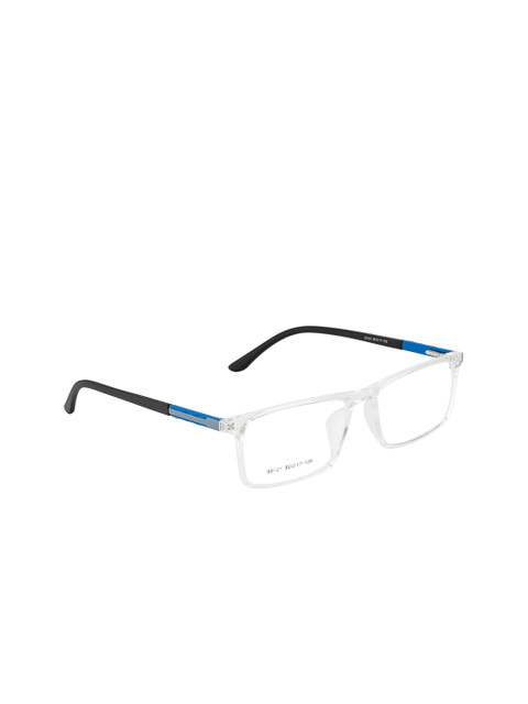 

Gold Berg Unisex Transparent & Blue Colourblocked Full Rim Rectangle Frames GB-99101