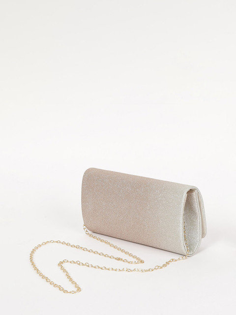 

CODE by Lifestyle Silver-Toned Embellished Clutch