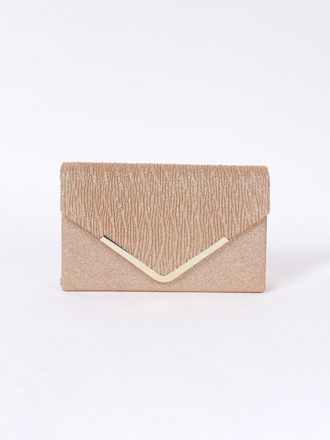 

CODE by Lifestyle Champagne Embellished Clutch