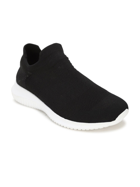 

Allen Solly Woman Black Woven Design Slip-On Sneakers