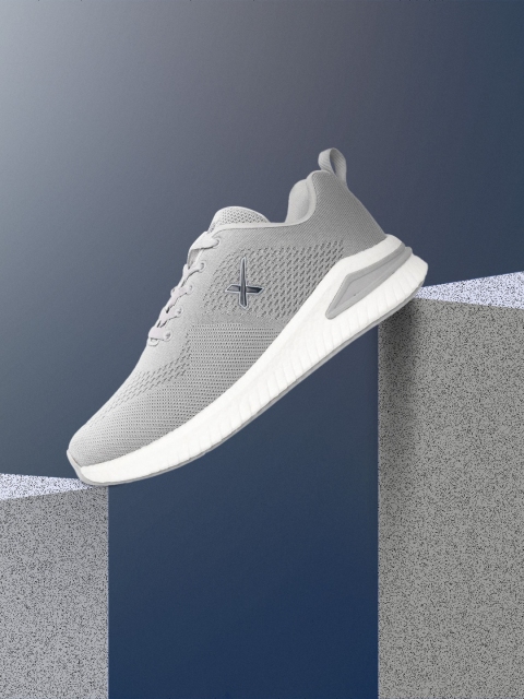 

HRX by Hrithik Roshan Men Grey Woven Design Atom Running Shoes