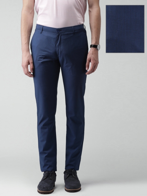 

INVICTUS Blue Slim Fit Formal Trousers