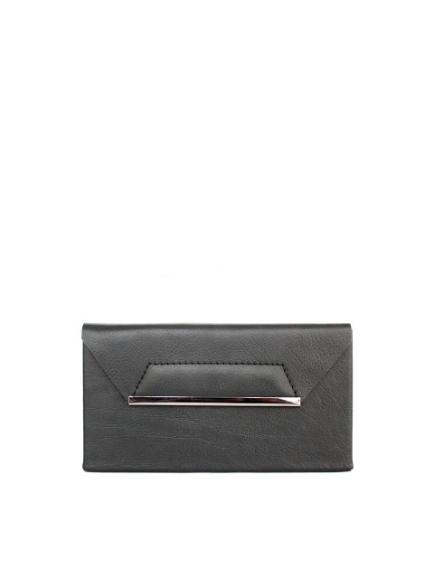 

NAPPADORI Nordic Clutch Black Leather for Women