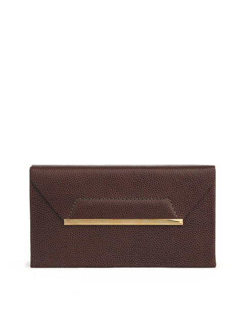 

NAPPADORI Nordic Clutch Cocoa Leather for Women, Coffee brown