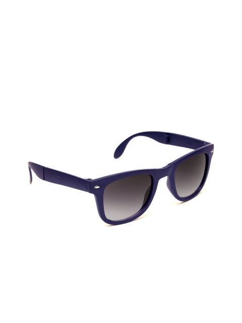 

FUZOKU Men Navy Blue Foldable Wayfarer Sunglasses FZKSS2020SG0021