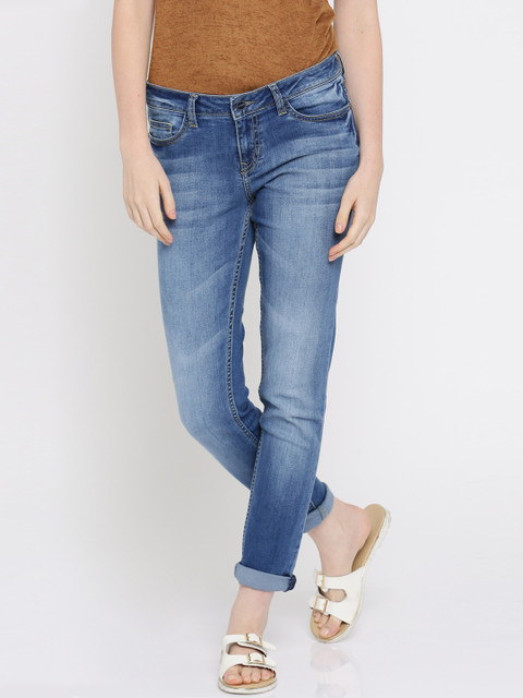 

Mast & Harbour Women Blue Slim Fit Stretchable Jeans