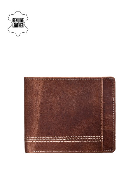 

TKWD Leathers Men Brown Genuine Leather Wallet