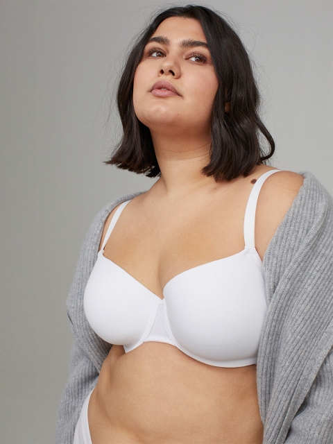 

H&M+ Women White & Brown 2-Pack Padded Bras 0947208001
