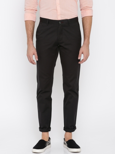 

Basics Brown Tapered Fit Trousers