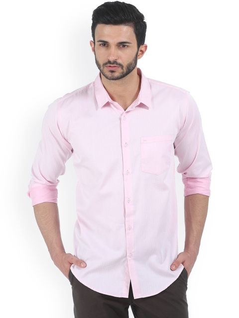 

Basics Pink Slim Fit Casual Shirt