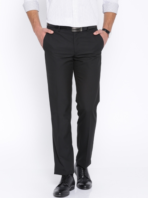 

Van Heusen Black Slim Fit Formal Trousers
