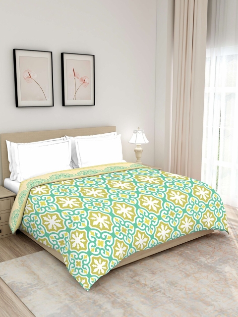 

Layers Sea Green Floral AC Room 120 GSM Double Bed Comforter